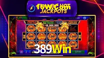 Slots com jackpots e giros grátis na 389Win